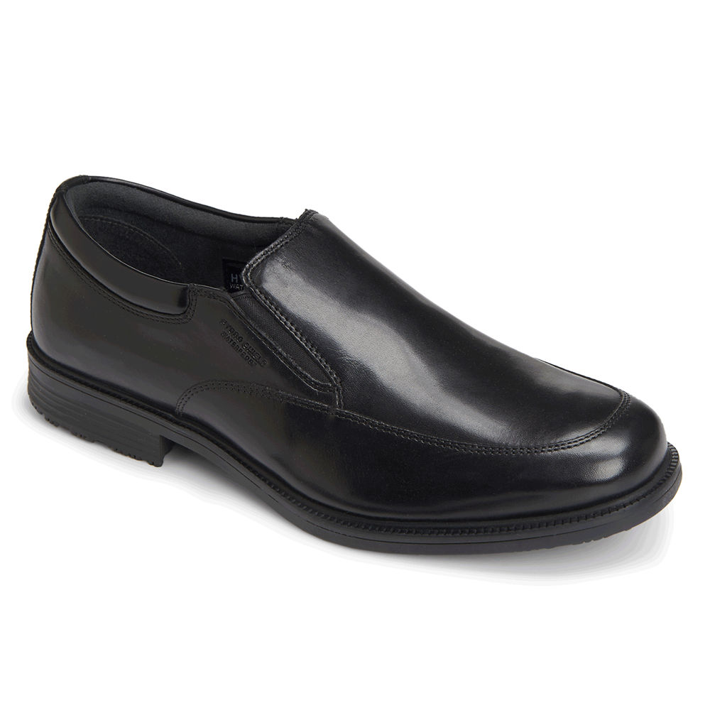 Rockport Slip-On For Mens Black - Lead the Pack Waterproof - DM6730459